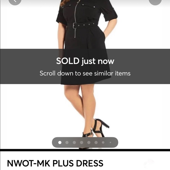 NWOT-MK PLUS DRESS🔥Make offer🔥🔥🔥 - Picture 1 of 9